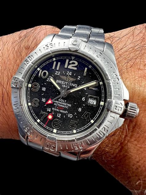 breitling datum instellen|breitling gmt chronological order.